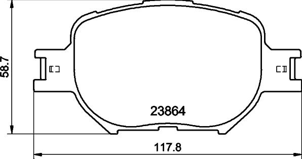 Protechnic PRP1050 - Bremžu uzliku kompl., Disku bremzes autospares.lv