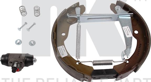 NK 444363101 - Bremžu loku komplekts www.autospares.lv