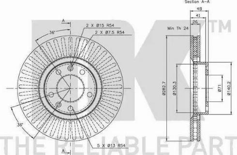 NK 693602 - Putekļu aizsargkomplekts, Amortizators autospares.lv