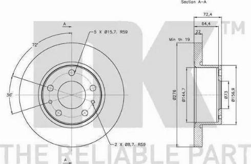 NK 65253533 - Amortizators autospares.lv