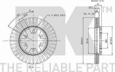 NK 764811 - Riteņa rumbas gultņa komplekts www.autospares.lv