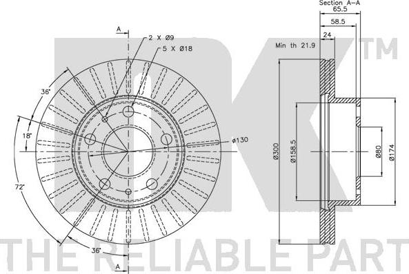 NK 209946 - Bremžu diski autospares.lv