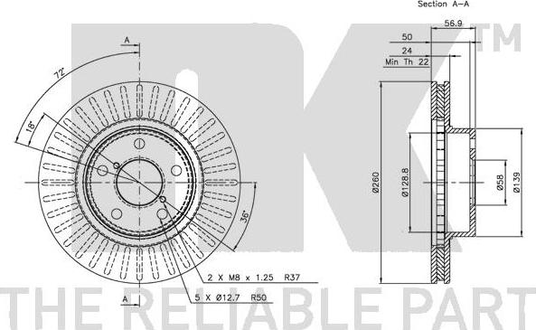 NK 314403 - Brake Disc www.autospares.lv