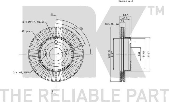 NK 204569 - Bremžu diski autospares.lv