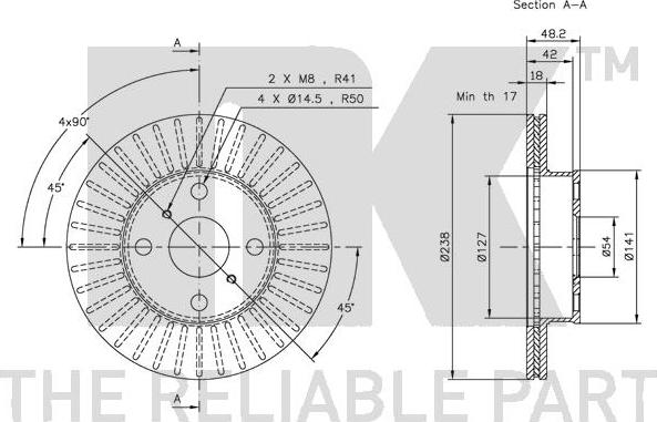 NK 204526 - Bremžu diski autospares.lv