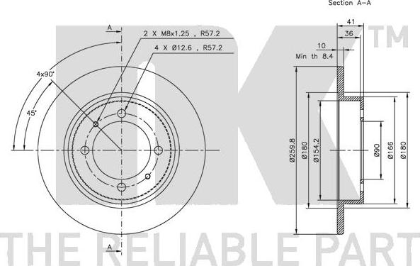 NK 314840 - Brake Disc www.autospares.lv