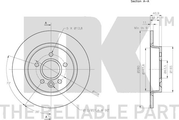 NK 204865 - Bremžu diski autospares.lv