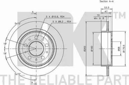 NK 314827 - Brake Disc www.autospares.lv