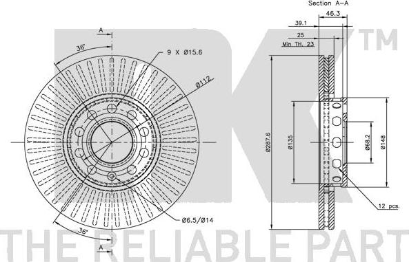 NK 204743 - Bremžu diski autospares.lv