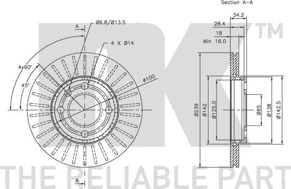 NK 204756 - Bremžu diski autospares.lv