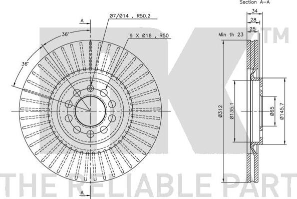 NK 204774 - Bremžu diski www.autospares.lv