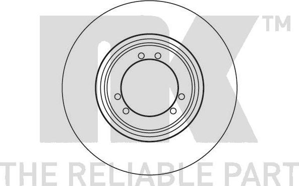 NK 201905 - Тормозной диск www.autospares.lv