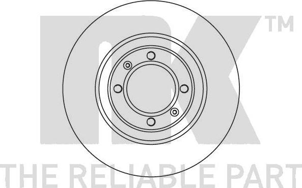 NK 201006 - Тормозной диск www.autospares.lv