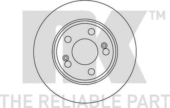 NK 203951 - Тормозной диск www.autospares.lv