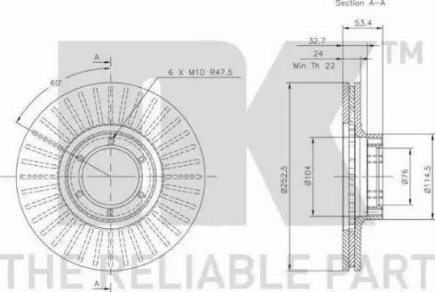 NK 313905 - Bremžu diski www.autospares.lv