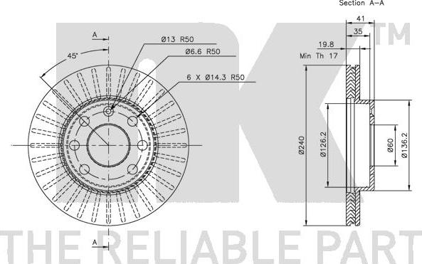 NK 203640 - Bremžu diski autospares.lv