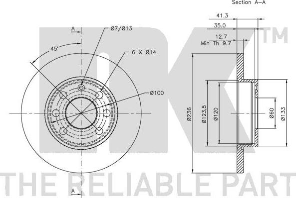 NK 203606 - Bremžu diski autospares.lv