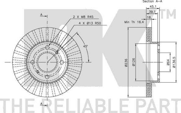 NK 203021 - Bremžu diski www.autospares.lv