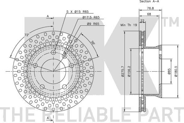 NK 203334 - Bremžu diski www.autospares.lv