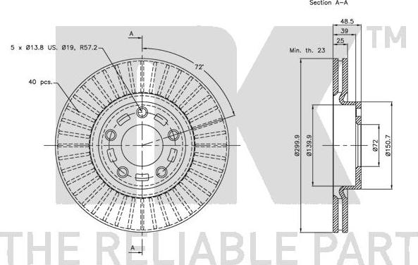 NK 203253 - Bremžu diski autospares.lv