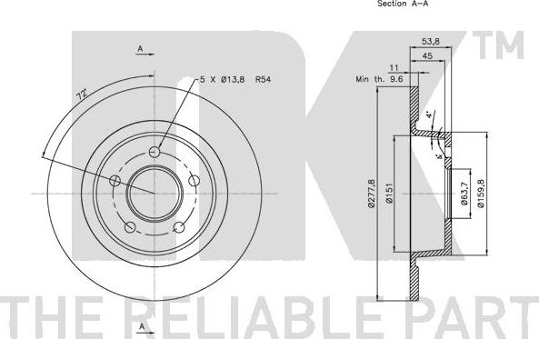 NK 202564 - Bremžu diski autospares.lv