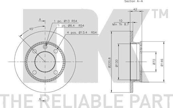 NK 202510 - Bremžu diski autospares.lv