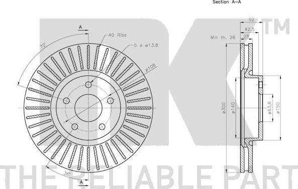 NK 312581 - Bremžu diski www.autospares.lv