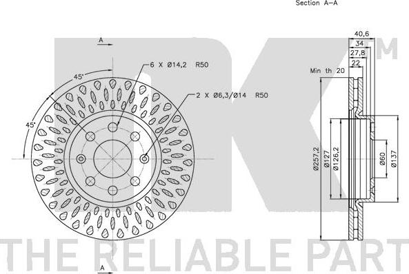 NK 312348 - Bremžu diski autospares.lv