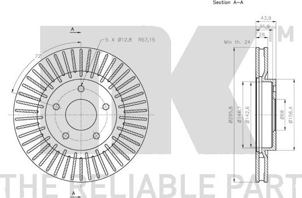 NK 202272 - Bremžu diski www.autospares.lv