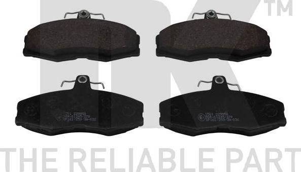 NK 229958 - Brake Pad Set, disc brake www.autospares.lv