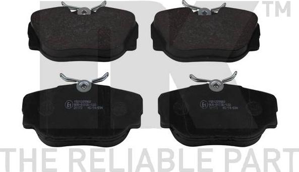 NK 229960 - Brake Pad Set, disc brake www.autospares.lv