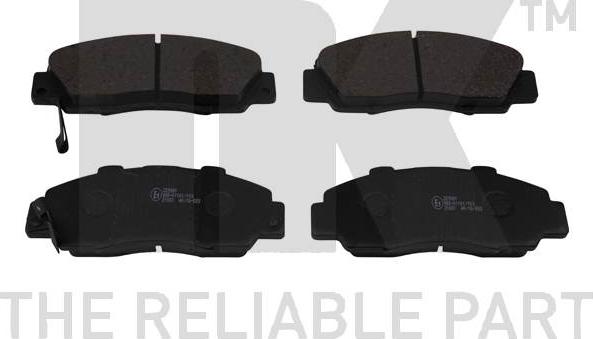 NK 229981 - Brake Pad Set, disc brake www.autospares.lv