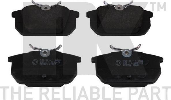 NK 229983 - Brake Pad Set, disc brake www.autospares.lv