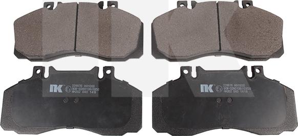 NK 229976 - Bremžu uzliku kompl., Disku bremzes www.autospares.lv