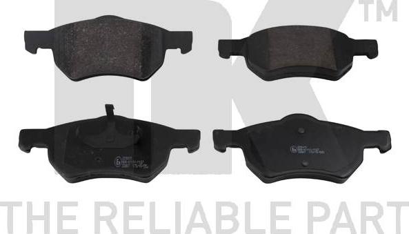 NK 229319 - Brake Pad Set, disc brake www.autospares.lv