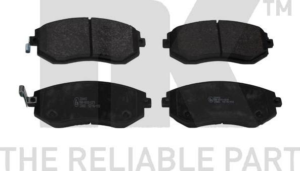 NK 224413 - Brake Pad Set, disc brake www.autospares.lv