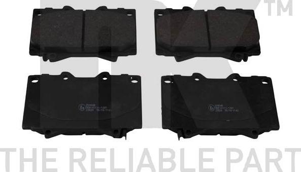 NK 224548 - Brake Pad Set, disc brake www.autospares.lv