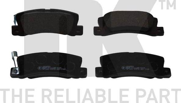 NK 224551 - Brake Pad Set, disc brake www.autospares.lv