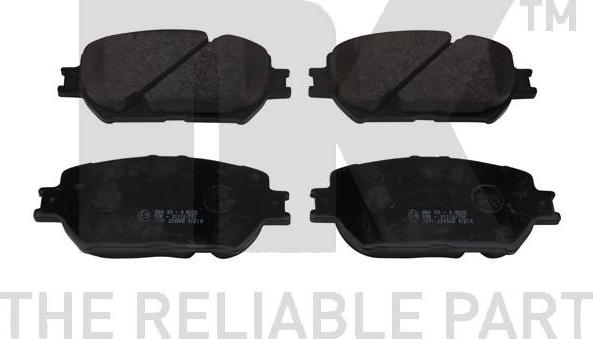 NK 224568 - Brake Pad Set, disc brake www.autospares.lv