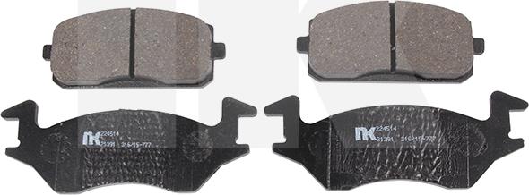 NK 224514 - Brake Pad Set, disc brake www.autospares.lv