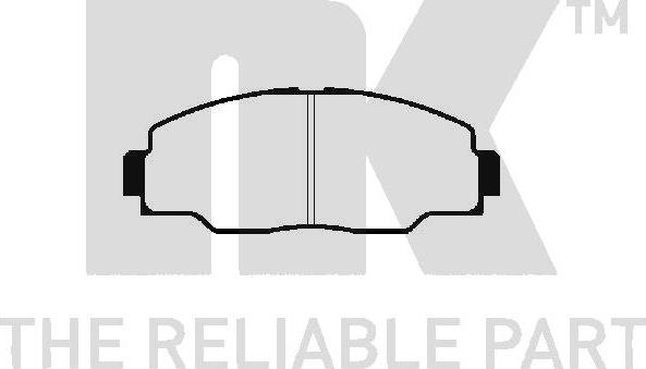 NK 224516 - Brake Pad Set, disc brake www.autospares.lv