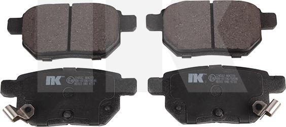 NK 224582 - Brake Pad Set, disc brake www.autospares.lv