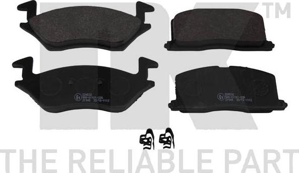 NK 224532 - Brake Pad Set, disc brake www.autospares.lv