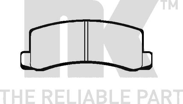 NK 224526 - Brake Pad Set, disc brake www.autospares.lv