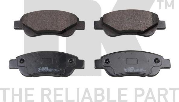 NK 224572 - Brake Pad Set, disc brake www.autospares.lv