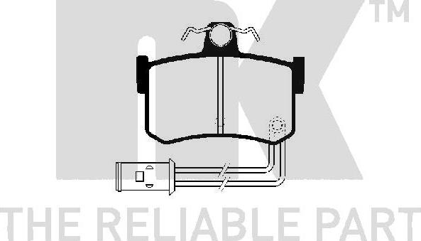 NK 224003 - Brake Pad Set, disc brake www.autospares.lv