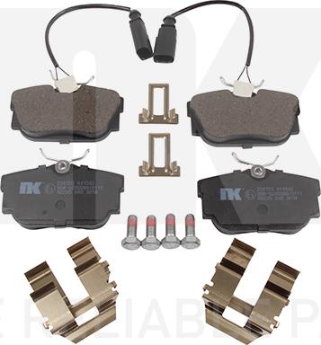 NK 224 753 - Brake Pad Set, disc brake www.autospares.lv