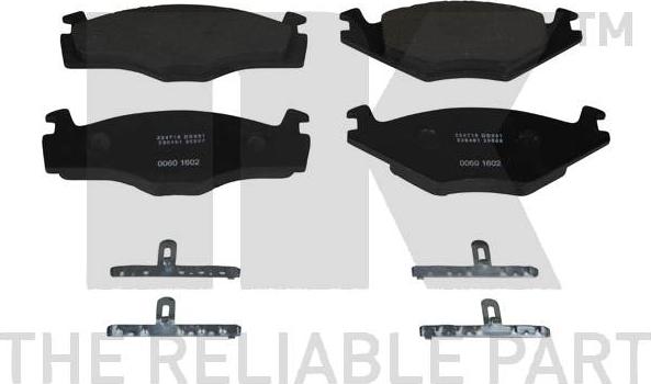 NK 224716 - Brake Pad Set, disc brake www.autospares.lv