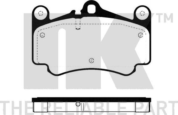 NK 225609 - Bremžu uzliku kompl., Disku bremzes www.autospares.lv