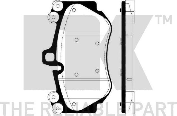 NK 225610 - Bremžu uzliku kompl., Disku bremzes www.autospares.lv